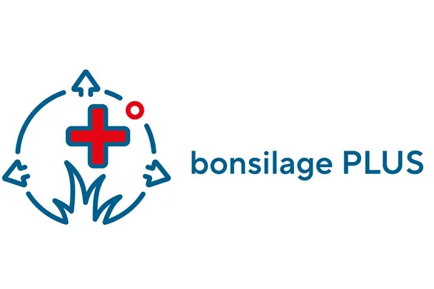 Logo des biologischen Siliermittels bonsilage PLUS Logo des biologischen Siliermittels bonsilage PLUS